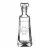 KARAFKA SZKLANA DO WHISKY SKOŚNA 750ML Z GRAWEREM