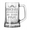 Personalizowany kufel do piwa z grawerem Prezent na dzień chłopaka 620ml
