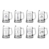 Personalizowany kufel do piwa z grawerem Prezent na dzień chłopaka 620ml