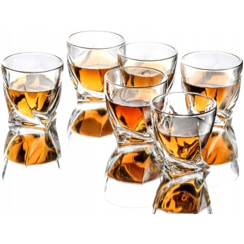 Zestaw Whisky Karafka 6 Szkl. Kryształ Grawer Ślub Rocznica Personalizacja