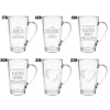 Kubek Szklany Wysoki 400ml z grawerem logo Dzień Babci Kobiet Matki