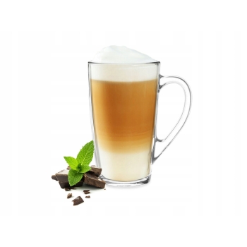 Kubek Szklany Wysoki 400ml z grawerem logo Dzień Babci Kobiet Matki
